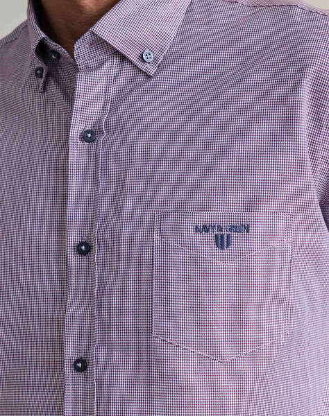 NAVY&GREEN CAMASA COMFORT FIT