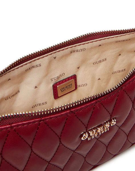 GUESS VALLA MINI TOP ZIP SHLDR BAG GEANTA DE DAMA