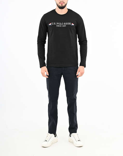 US POLO ASSN JOEL 001016 E63B T SHIRT LS BLUZA DE BARBATI