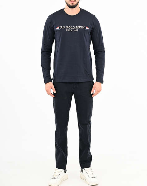US POLO ASSN JOEL 001016 E63B T SHIRT LS BLUZA DE BARBATI