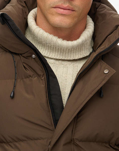 SUPERDRY D2 SDSW HOODED 5 BAFFLE SPORTS PUFFER GEACA DE BARBATI