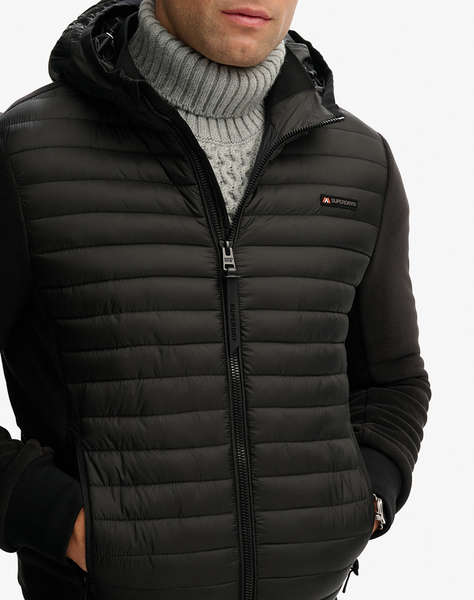 SUPERDRY D1 SDSW HOOD STORM FLEECE HYBRID JKT GEACA DE BARBATI