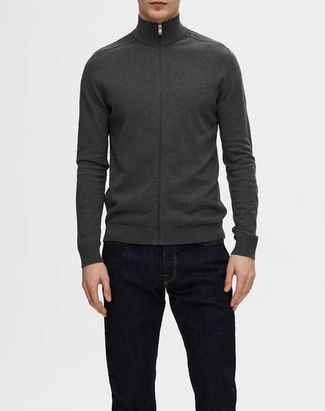 SELECTED SLHBERG FULL ZIP CARDIGAN NOOS