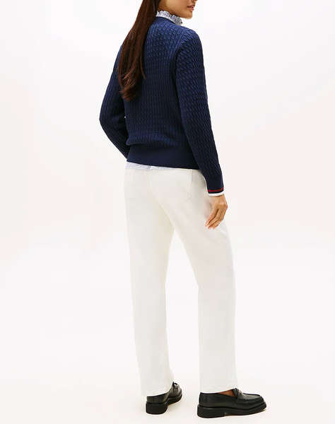 TOMMY HILFIGER CO CABLE C-NK LS SWEATER