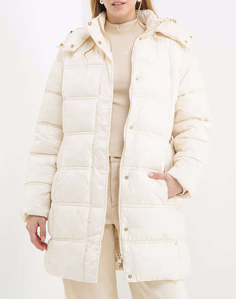 GUESS IMMA LOGO MIDI PUFFER GEACA DE DAMA