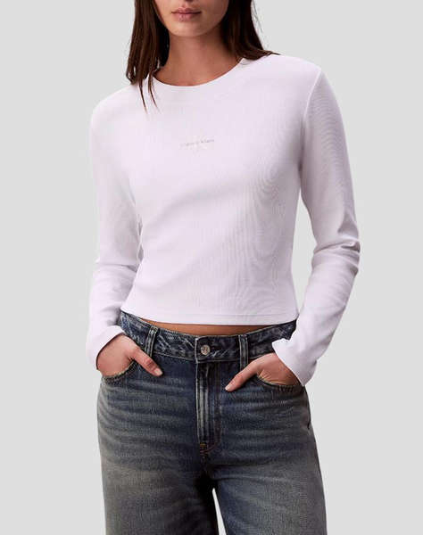 CALVIN KLEIN A- LS MONOGRAM BABY TEE