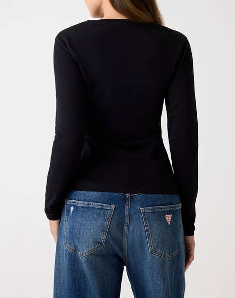 GUESS LS CN LEO TRIANGLE TEE BLUZA DE DAMA