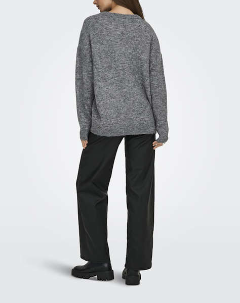 ONLY ONLAZU LS BOXY O-NECK KNT