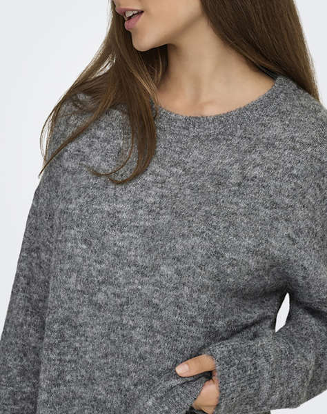 ONLY ONLAZU LS BOXY O-NECK KNT