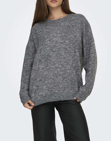 ONLY ONLAZU LS BOXY O-NECK KNT