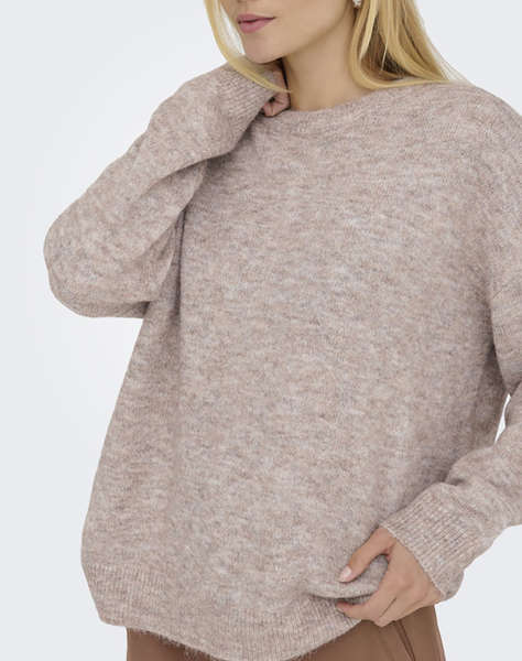 ONLY ONLAZU LS BOXY O-NECK KNT