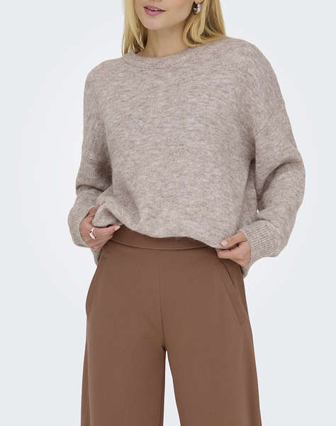 ONLY ONLAZU LS BOXY O-NECK KNT