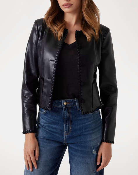 GUESS LEONTINE EMBRO STITCH JACKET GEACA DE DAMA