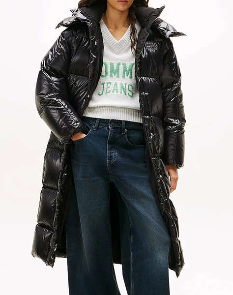 TOMMY JEANS TJW ALASKA GRID SHNY OVS DWN PFR