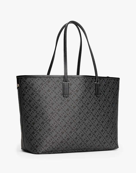 TOMMY HILFIGER TH MONOPLAY LEATHER TOTE