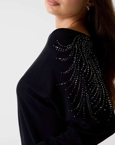 GUESS BAT SLEEVE LORETTA LOGO SWTR TRICOTAT DE DAMA