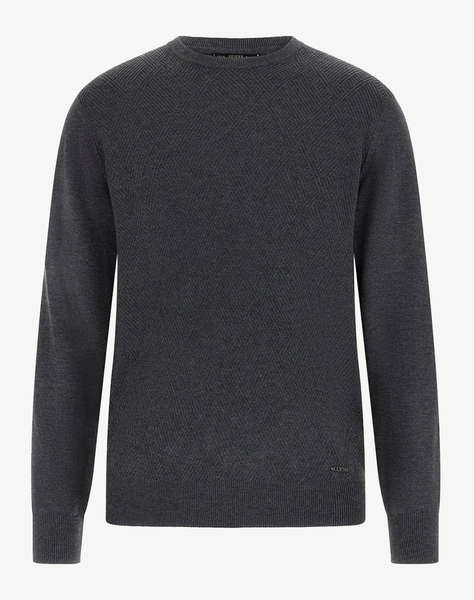 GUESS JAMAAR CN STITCHED SWTR TRICOTAT DE BARBATI