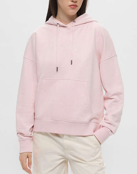 GUESS JEANS GJ OVER HOOD EMBRO SWEATSHIRT BLUZA DE DAMA