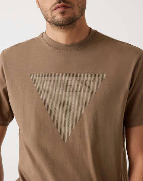 GUESS CN SS TRIANGLE LOGO TEE BLUZA DE BARBATI