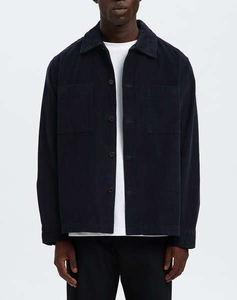 SELECTED SLHREGTATE CORD OVERSHIRT
