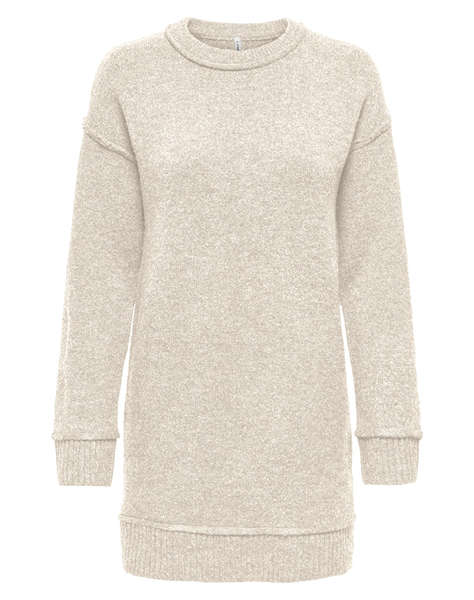 ONLY ONLHAZEL LIFE LS O-NECK DRESS BF KNT