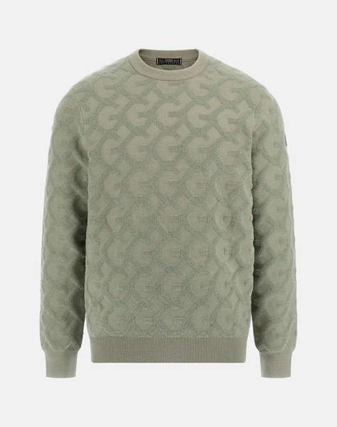 GUESS JOHN CN G CHAIN AO STITCH SWTR PULOVER DE BARBATI