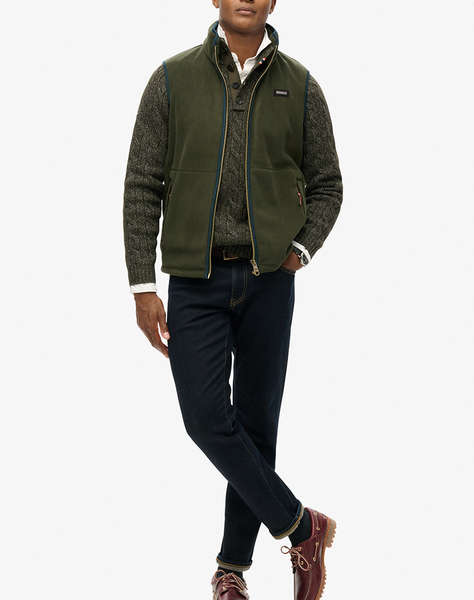 SUPERDRY D3 OVIN ESTATE FLEECE GILET GEACA DE BARBATI