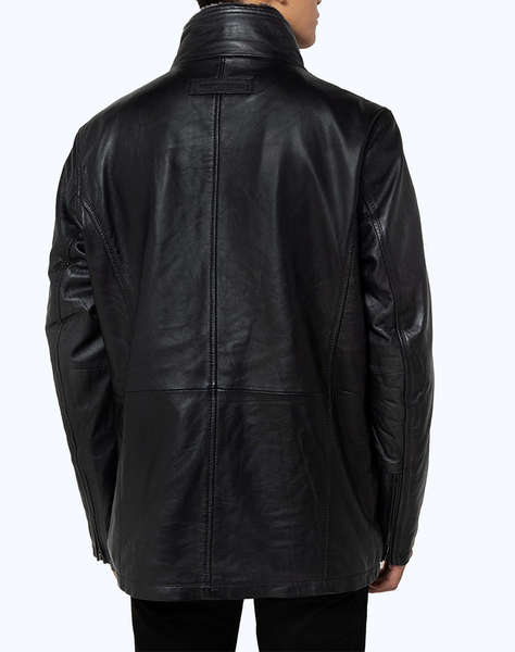 THE BOSTONIANS GEACA DIN PIELE PARKA REGULAR FIT