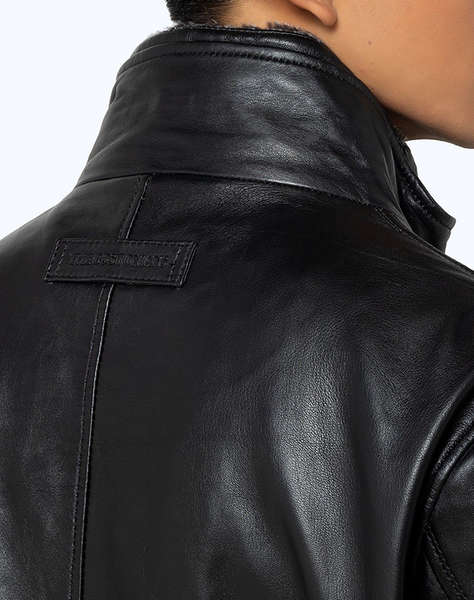 THE BOSTONIANS GEACA DIN PIELE PARKA REGULAR FIT