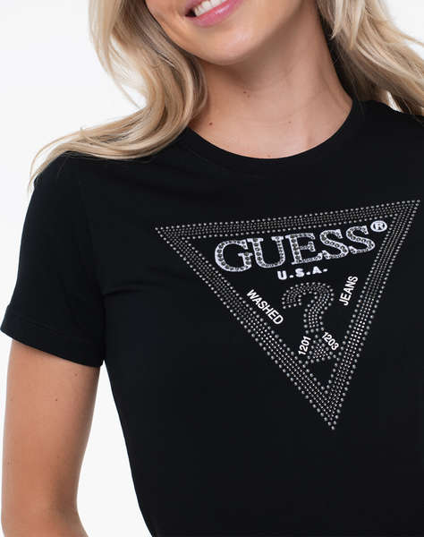 GUESS SS CN KRYSTAL TRIANGLE TEE BLUZA DE DAMA