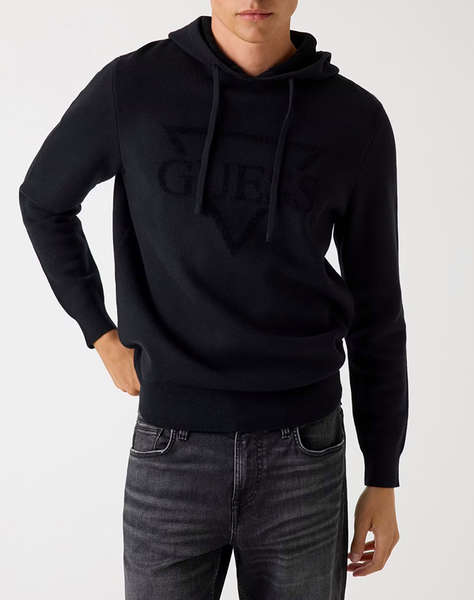 GUESS JOBY HOODIE FRENCH TERRY SWTR TRICOTAT DE BARBATI