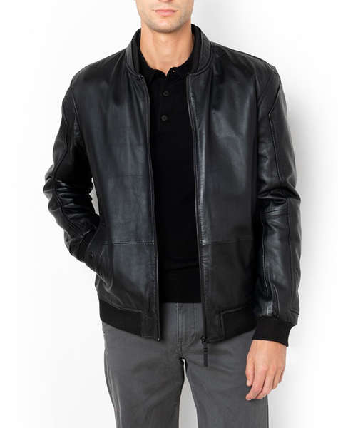 THE BOSTONIANS GEACA DIN PIELE BOMBER REGULAR FIT