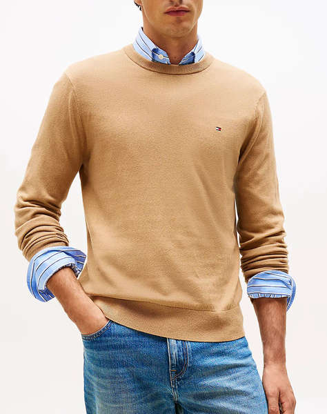 TOMMY HILFIGER PIMA ORG CTN CASHMERE CREW NECK