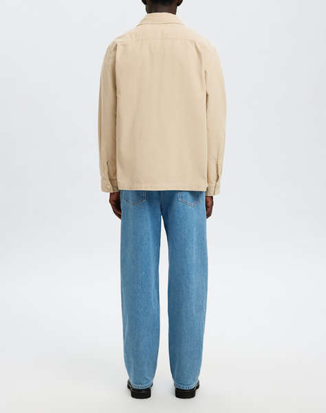 SELECTED SLHREGTATE CORD OVERSHIRT