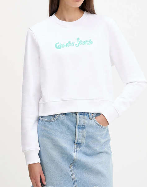 GUESS JEANS GJ CN CROPPED FLOWER SWEAT BLUZA DE DAMA