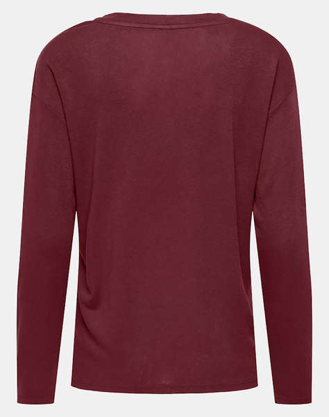 ONLY ONLHENRIETTA L/S V-NECK SHINE TOP JRS