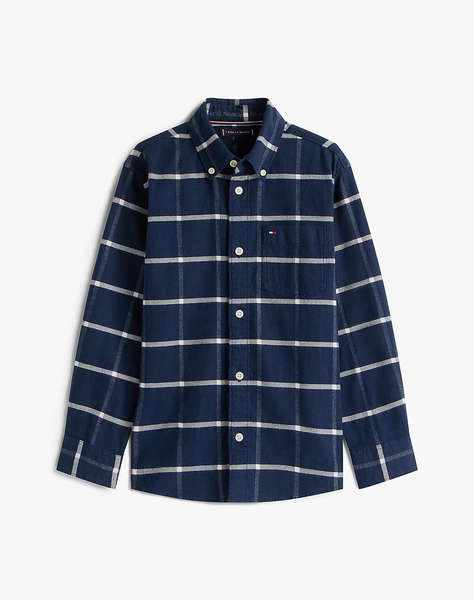 TOMMY HILFIGER WINDOW PANE CHECK SHIRT LS