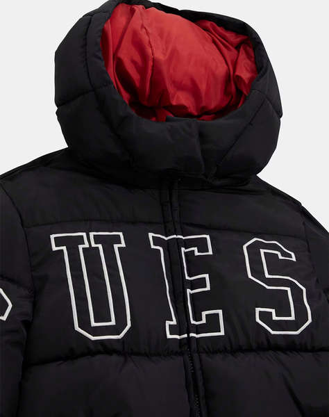 GUESS HOODED PADDED LS PUFFER W/ZIP GEACA DE COPII BOY
