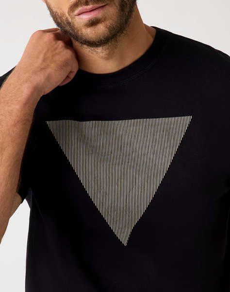 GUESS CN SS TRIANGLE LOGO TEE BLUZA DE BARBATI