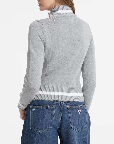 GUESS JEANS GJ LS ZIPPED INTARSIA SWTR PULOVER DE DAMA