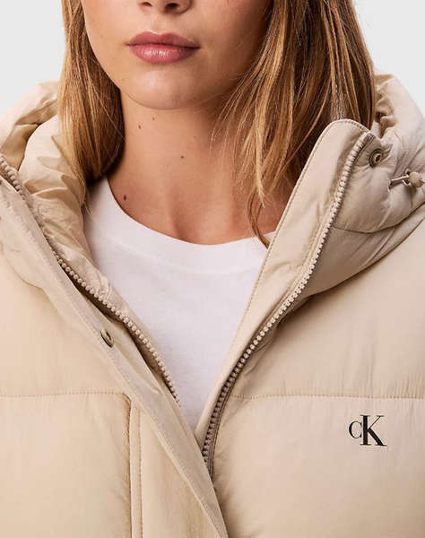 CALVIN KLEIN BELTED MIDWEIGHT PUFFER