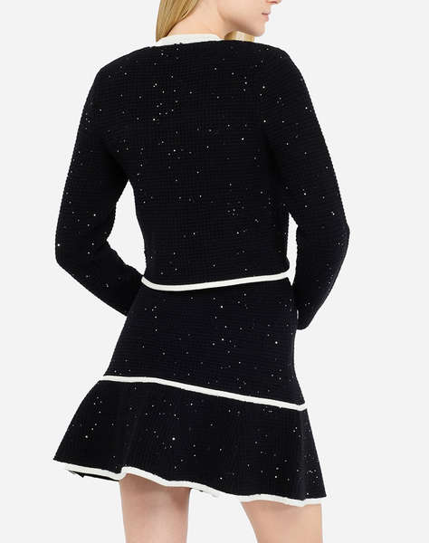 LIU JO BLACK_CF5M16_ECS GIACCA IN MAGLIA M/L SACOU DE DAMA