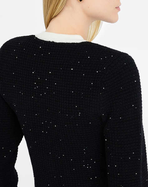 LIU JO BLACK_CF5M16_ECS GIACCA IN MAGLIA M/L SACOU DE DAMA