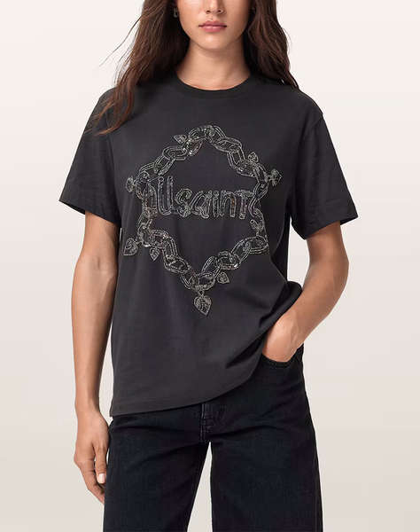 ALL SAINTS DRIP EMB BF TEE