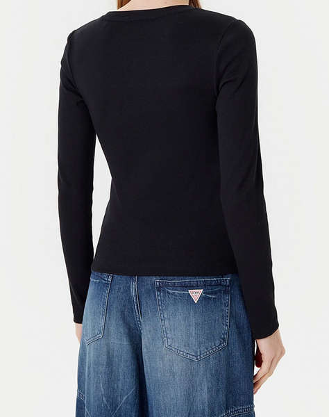 GUESS JEANS GJ LS CN EMBRO SLIM TOP BLUZA DE DAMA