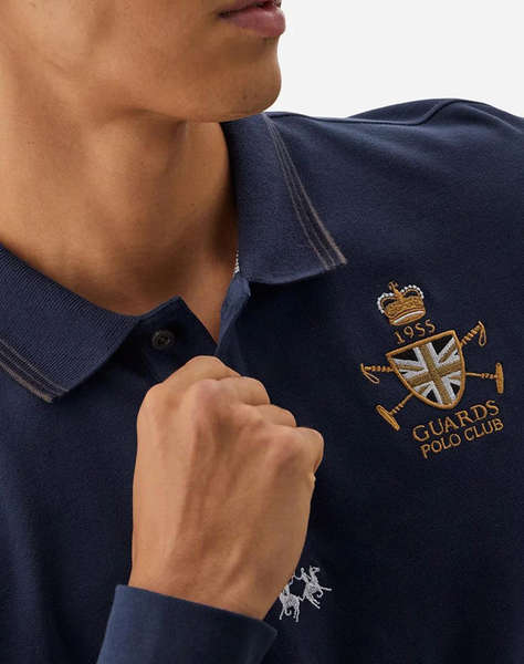 LAMARTINA BLUZA POLO MM MAN POLO L/S PIQUET STRETCH