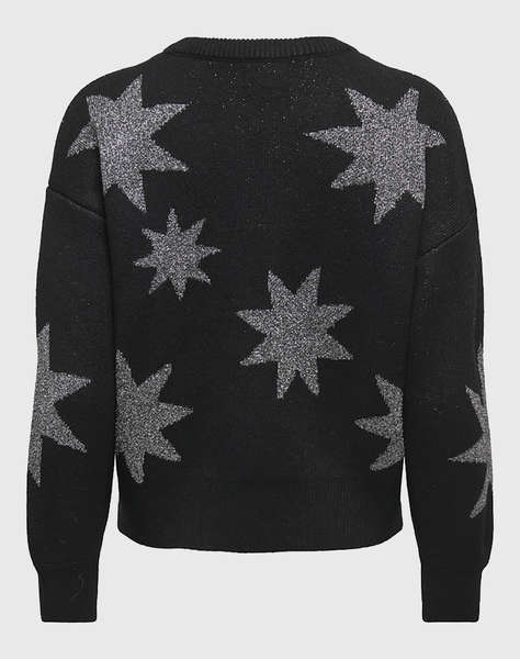 ONLY ONLROSIE LS O-NECK GLITTER KNT