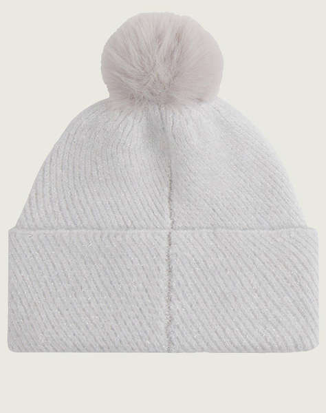 TOMMY HILFIGER POM POM BEANIE LUREX GP