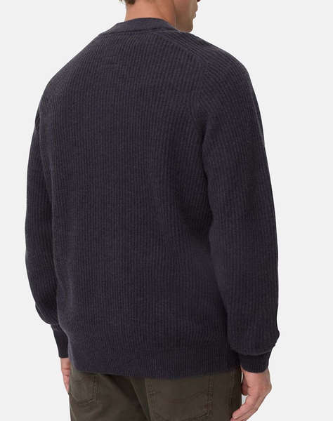 CAMEL ACTIVE Cardigan tricotat full zip stand up collar