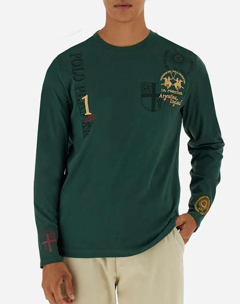 LA MARTINA BLUZA T-SHIRT MM MAN L/S T-SHIRT JERSEY